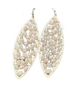 white opal earrings